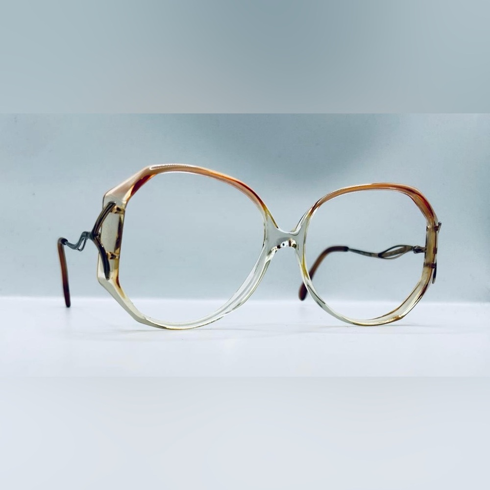 Vintage Metzler S780 Translucent Oval Sunglasses Frames Only